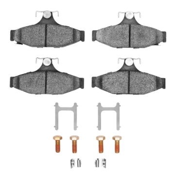 Picture of R1 85-97 Chevrolet Camaro Rear Euro Ceramic Brake Pads & Hardware Kit