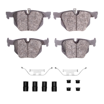 Picture of R1 06-15 BMW 325CI (Mexico) Rear Euro Ceramic Brake Pads & Hardware Kit