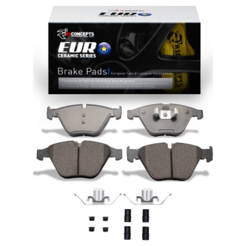Picture of R1 07-15 BMW X1 (Mexico) Front Euro Ceramic Brake Pads & Hardware Kit