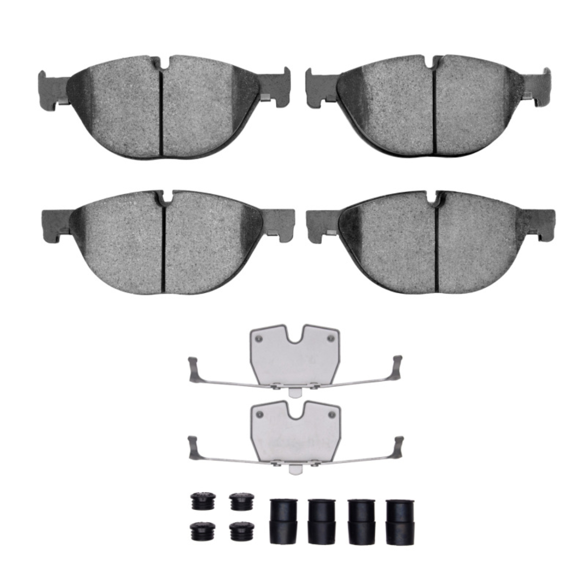 Picture of R1 09-18 BMW 740LD xDrive Front Euro Ceramic Brake Pads & Hardware Kit