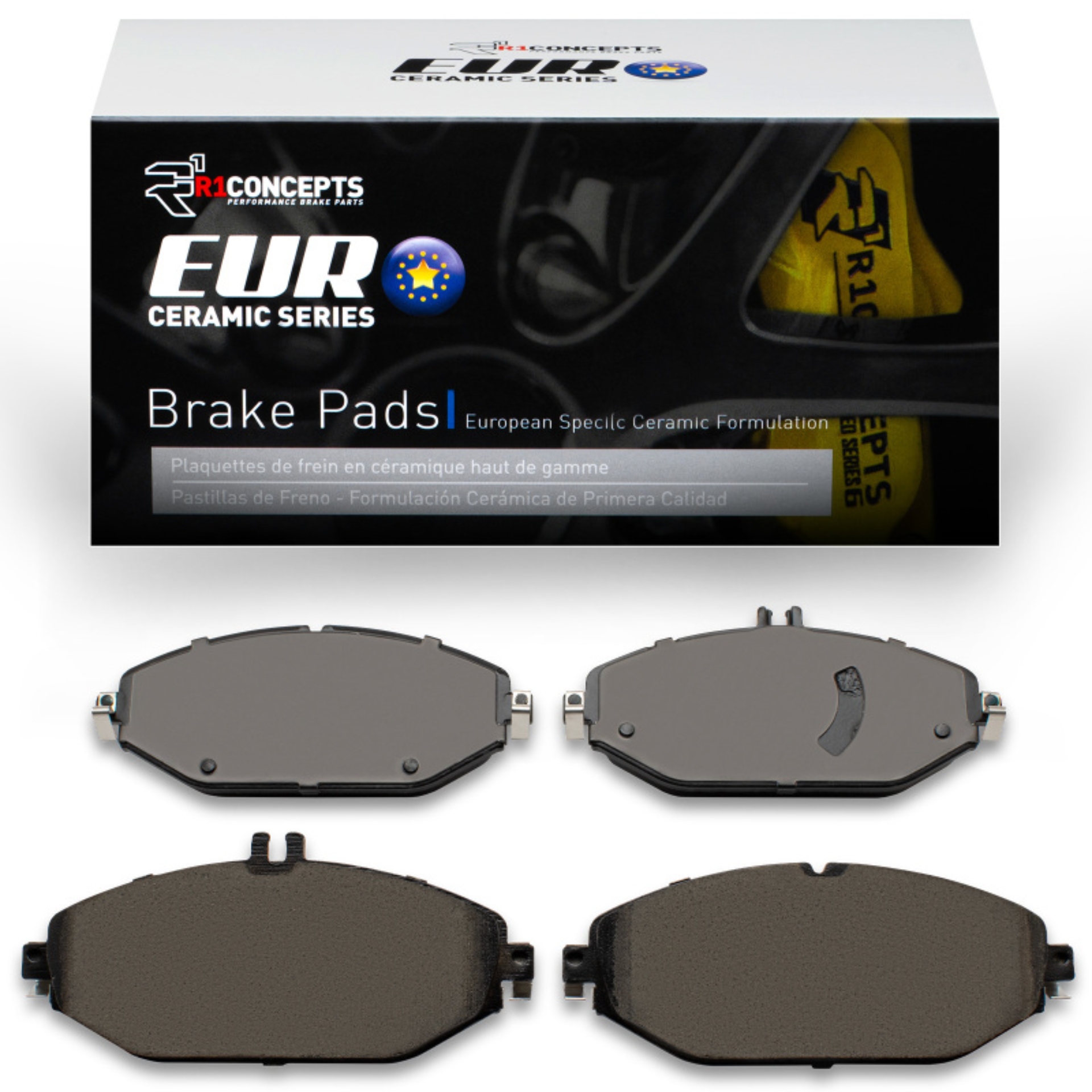 Picture of R1 15-23 Mercedes-Benz E300 Front Euro Ceramic Brake Pads