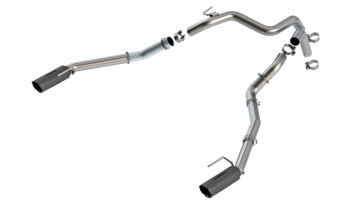 Picture of Borla 24-25 Ford Ranger Raptor 2.75in Tail Pipe Kit 4in Tip - Ceramic Black