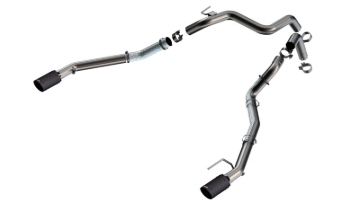 Picture of Borla 24-25 Ford Ranger Raptor 2.75in Tail Pipe Kit 4in Tip - Carbon Fiber Black Anodized