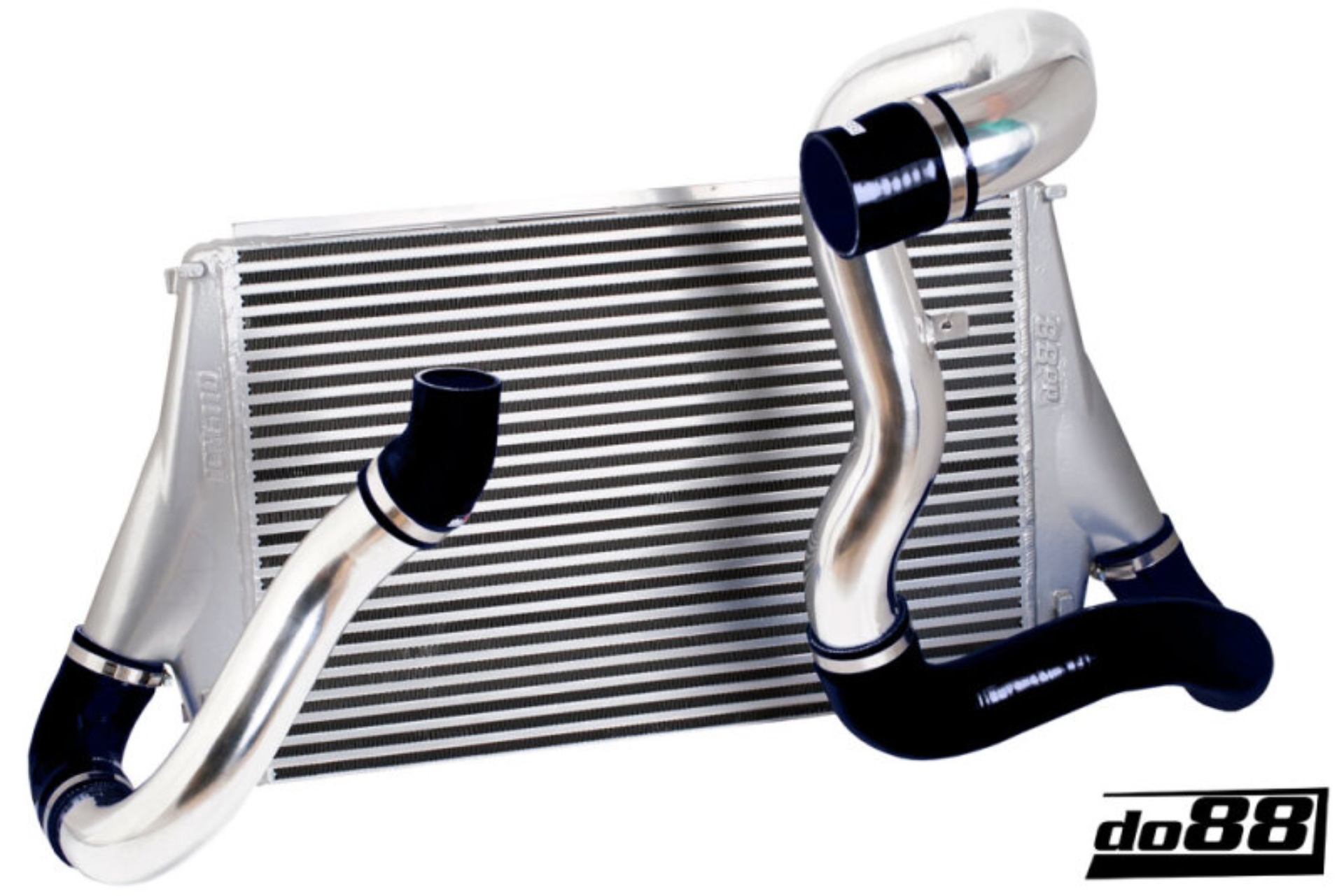 Picture of do88 06-11 SAAB 9-3 2.8T V6 Aero/Turbo X (B285) BigPack Intercooler Kit w/Black Hoses