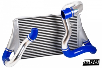 Picture of do88 06-11 SAAB 9-3 2.8T V6 Aero/Turbo X (B285) BigPack Intercooler Kit w/Blue Hoses