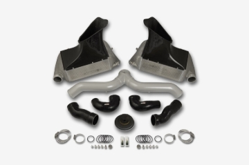 Picture of do88 07-09 Porsche 911 Turbo/GT2 (997.1) BigPack Intercooler Kit w/Silver Pipe