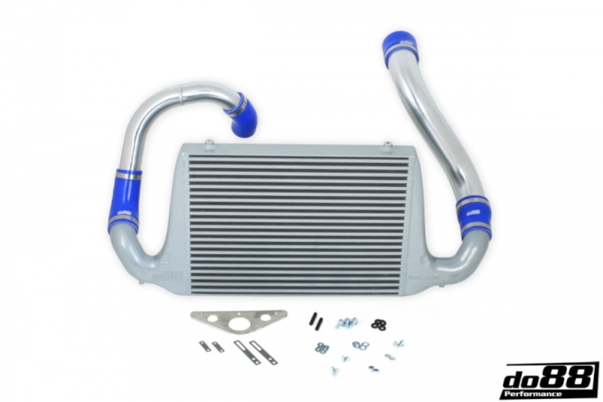 Picture of do88 87-93 SAAB 900 Turbo BigPack Front Mount Intercooler Kit w/Blue Hoses