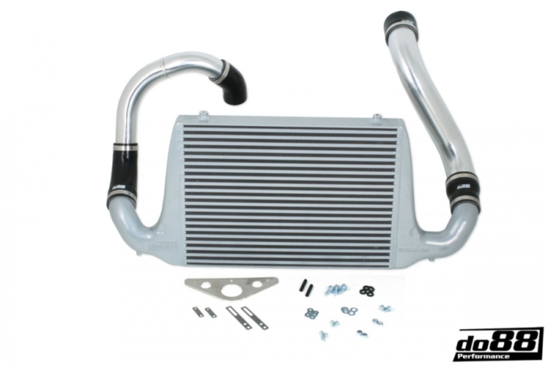 Picture of do88 87-93 SAAB 900 Turbo BigPack Front Mount Intercooler Kit w/Black Hoses