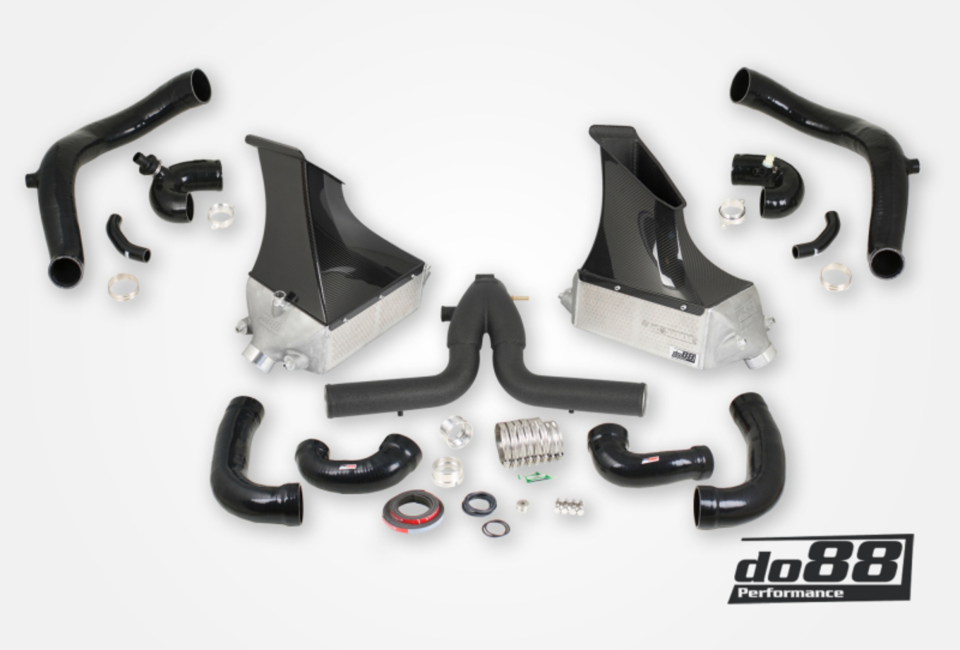 Picture of do88 2015+ Porsche 911 Turbo/Turbo S (991.2) BigPack Intercooler Kit w/Inlets
