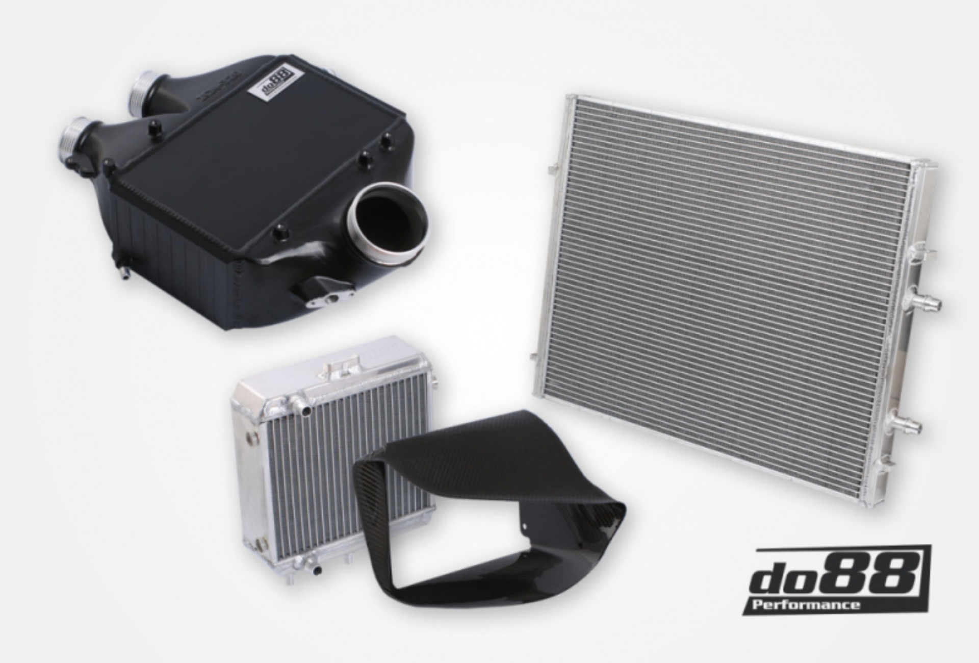 Picture of do88 15-20 BMW M3/M4 (F8X) BigPack Intercooler Kit w/Intercooler + Radiators