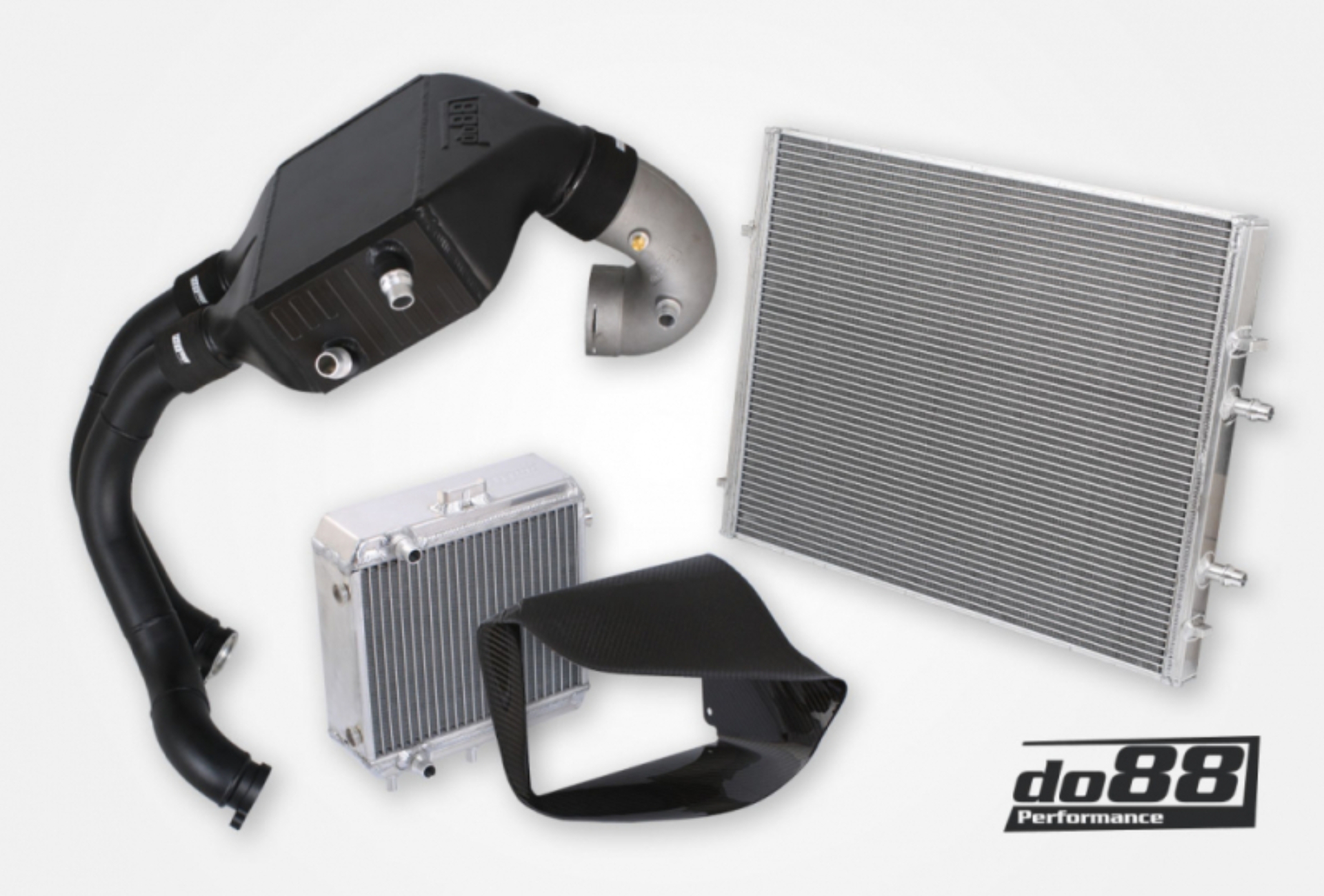 Picture of do88 15-20 BMW M3/M4 (F8X) BigPack Intercooler Kit w/Intercooler + Pipes + Radiators
