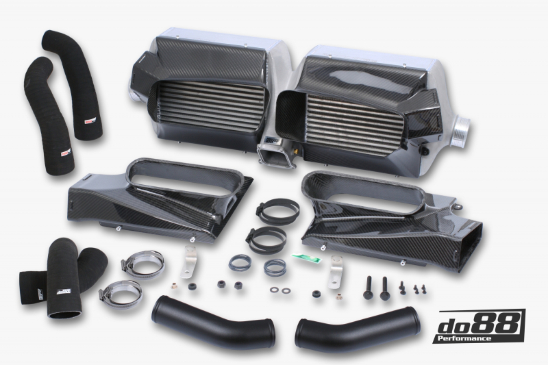 Picture of do88 19-24 Porsche 911 Carrera (992.1) SportDesign/GTS Package Bumper BigPack Intercooler Kit