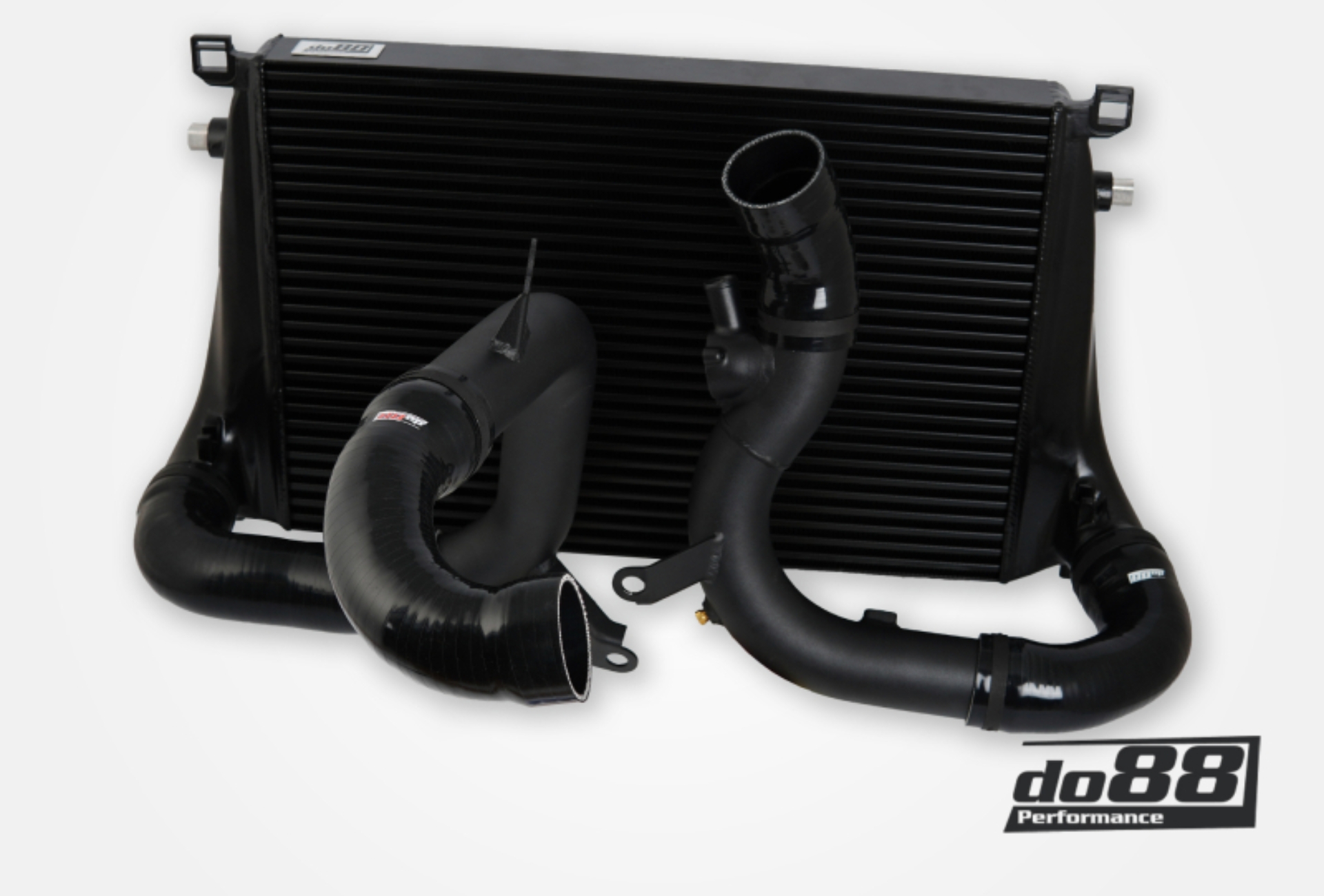 Picture of do88 VAG 2.0T EA888 Gen4 (300+hp) BigPack Intercooler Kit w/Black Hoses