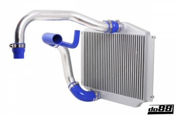 Picture of do88 94-98 Volvo 850 Turbo (76mm Throttle) BigPack Intercooler Kit w/Blue Hoses