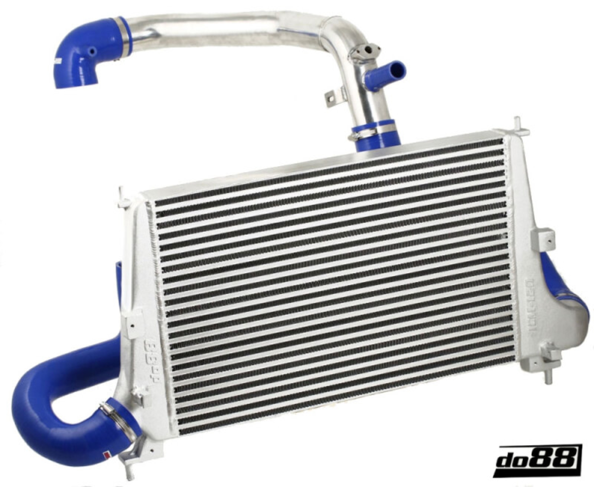 Picture of do88 01-09 SAAB 9-5 2.0T/2.3T/Aero (B205/B235) BigPack Intercooler Kit w/Black Hoses