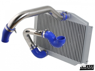 Picture of do88 99-00 Volvo C70/S70/V70 Turbo BigPack Intercooler Kit w/Red Hoses