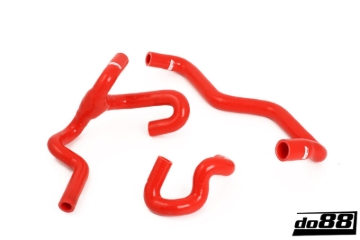 Picture of do88 SAAB 9-5 98-10 Heater Hoses for Cars w/Water Valve Red