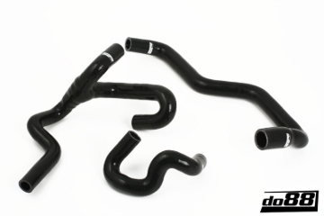 Picture of do88 SAAB 9-5 98-10 Heater Hoses for Cars w/Water Valve Black