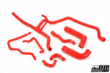 Picture of do88 90-96 BMW 320/325 2.0L/2.5L (E36) Coolant Hoses - Red