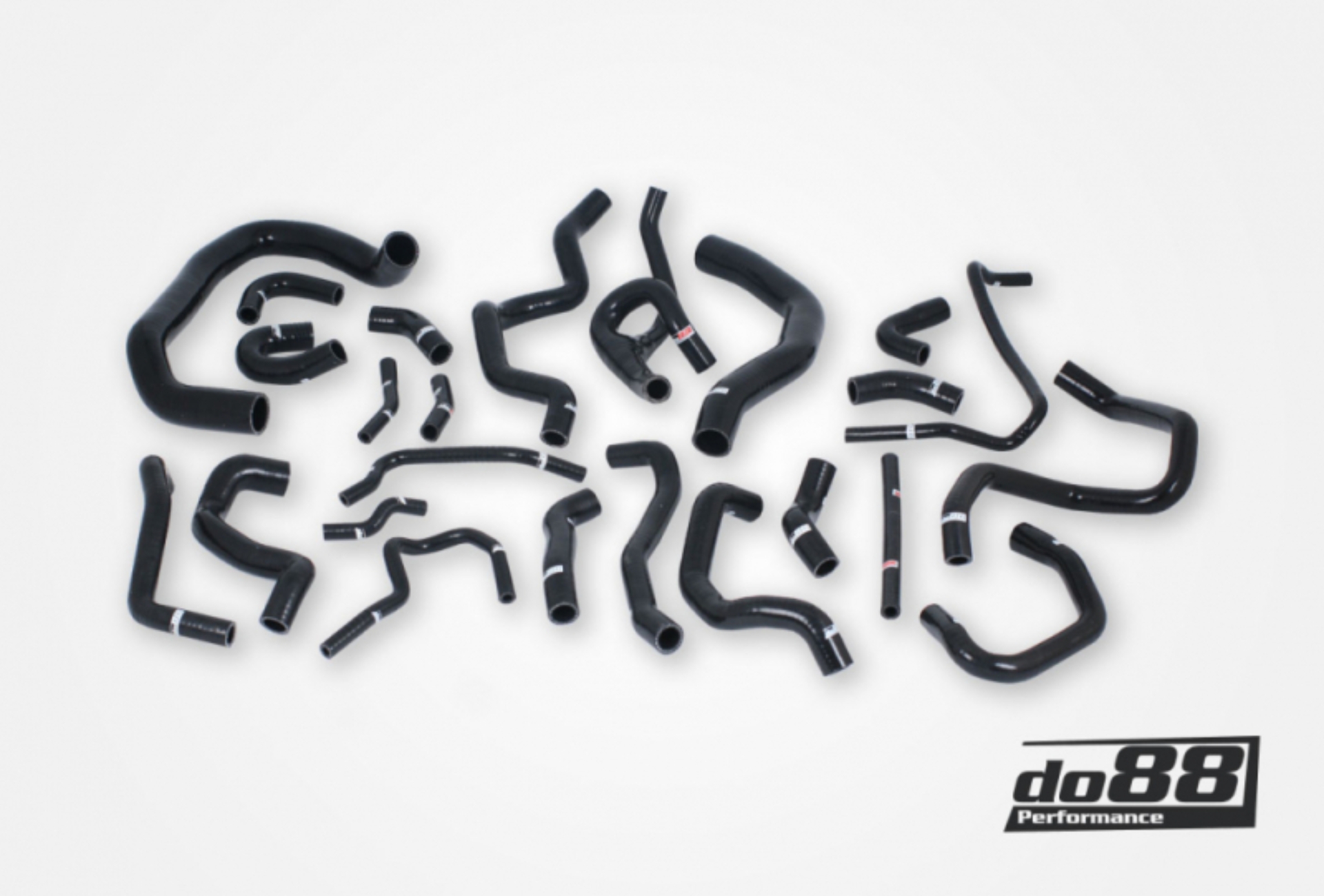 Picture of do88 Audi/Seat/Skoda/Volkswagen 1.8T/2.0T (MQB) Coolant Hoses (24 pcs) - Black