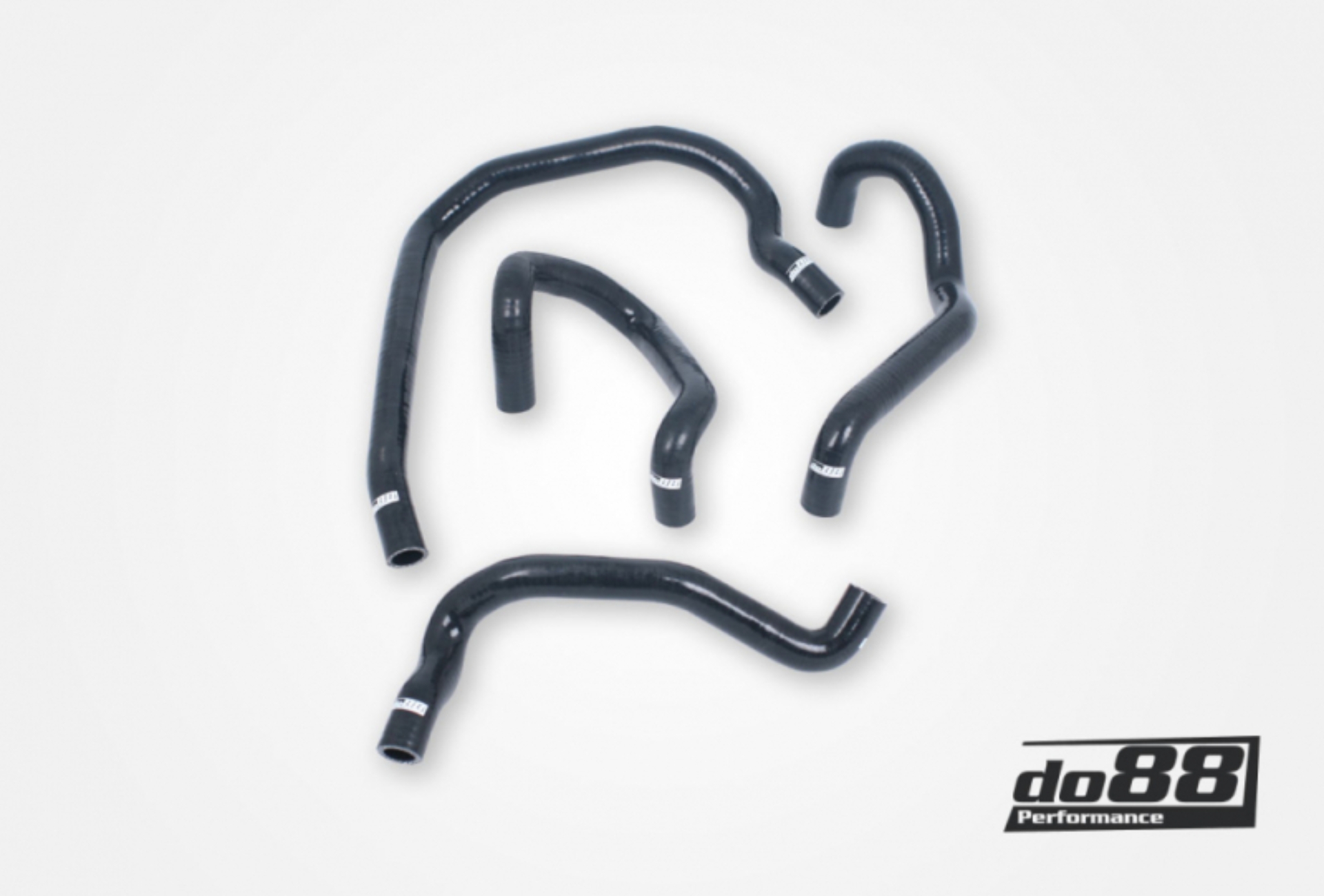 Picture of do88 Audi/Seat/Volkswagen 2.0T (MQB) Remote Radiator Coolant Hoses (Left) - Black