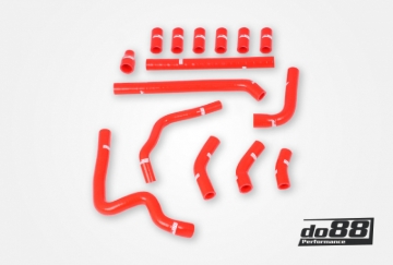 Picture of do88 02-04 Audi RS6 4.2L BiTurbo (C5) Crankcase Vent Hoses - Red