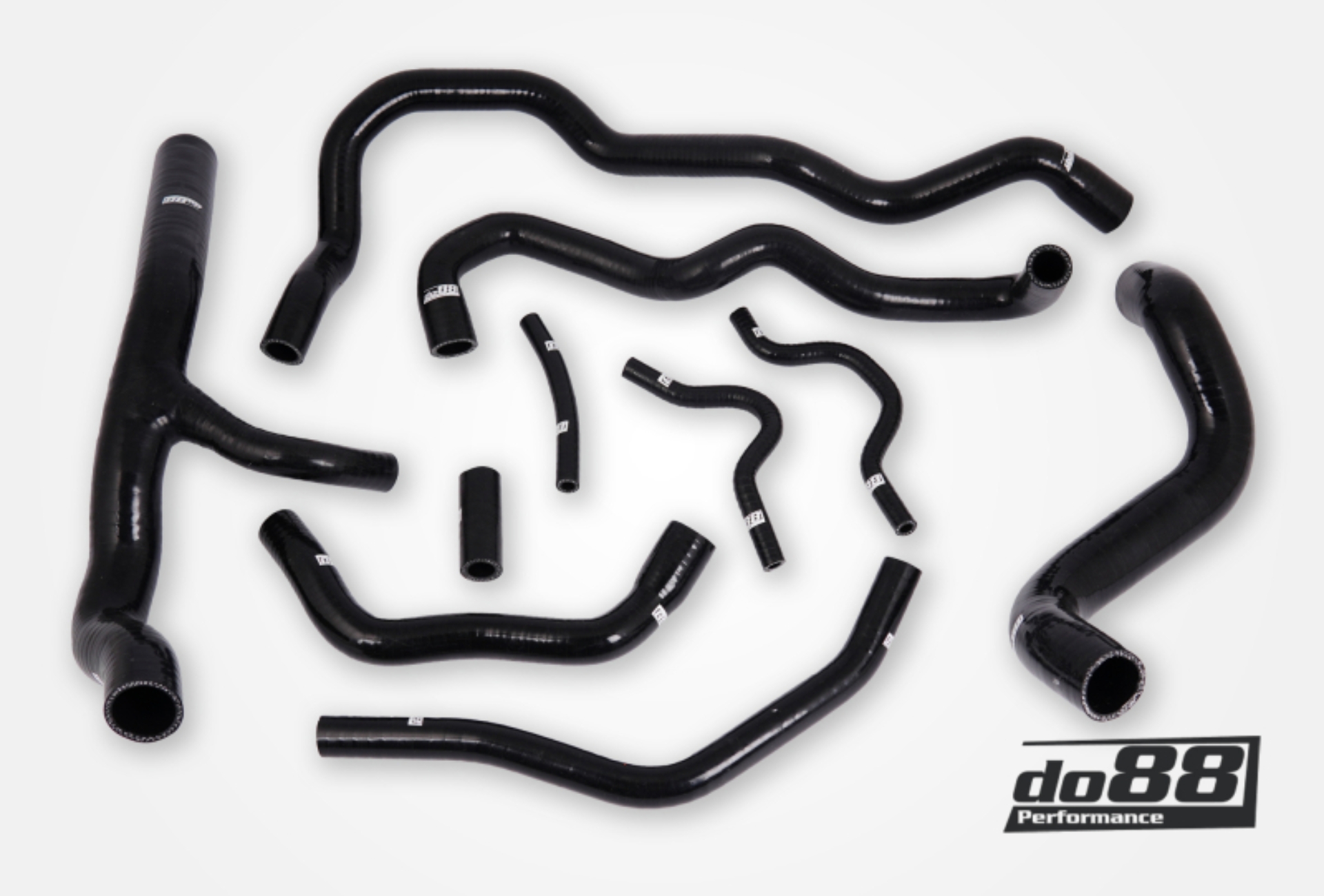 Picture of do88 SAAB 9-5 2.8T Turbo6 10-11 Coolant Hoses Black