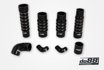 Picture of do88 00-02 Audi RS4 Quattro 2.7L BiTurbo (B5) Pressure Hoses - Black
