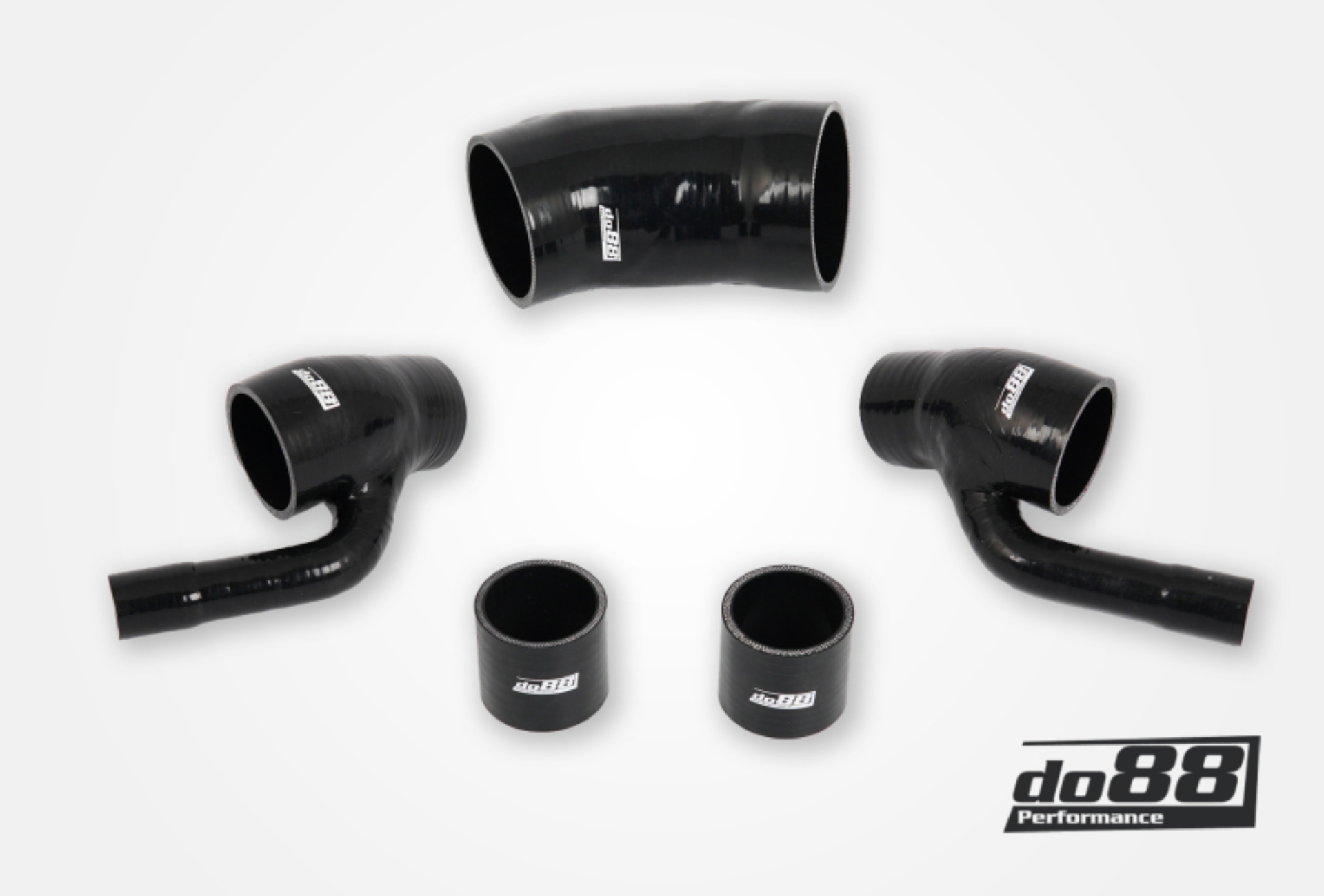 Picture of do88 00-02 Audi RS4 Quattro 2.7L BiTurbo (B5) Inlet Hose - Black