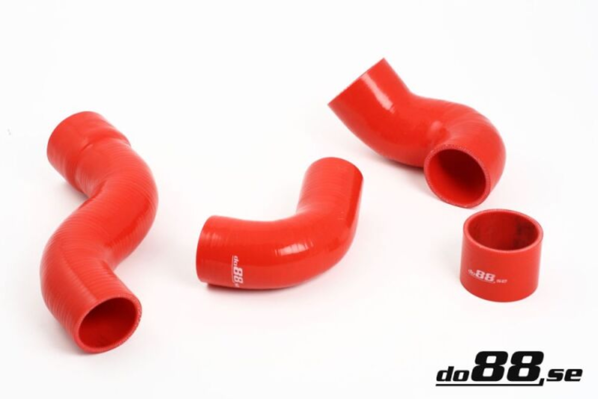 Picture of do88 Volvo 700/900 Turbo (w/o AC) Pressure Hoses Red