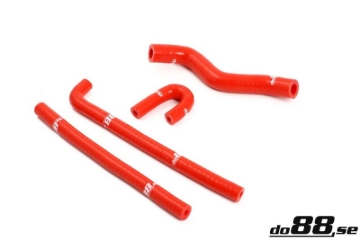 Picture of do88 SAAB 9-3 2.0T 2003- Solenoid Valve & Crankvent Hoses Red