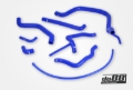 Picture of do88 SAAB 900 Turbo 16 84-93 Coolant Hoses Blue