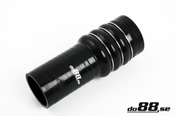 Picture of do88 91-97 Audi S4/S6/A6 2.2T C4 (AAN) Intercooler Inlet Hose - Black