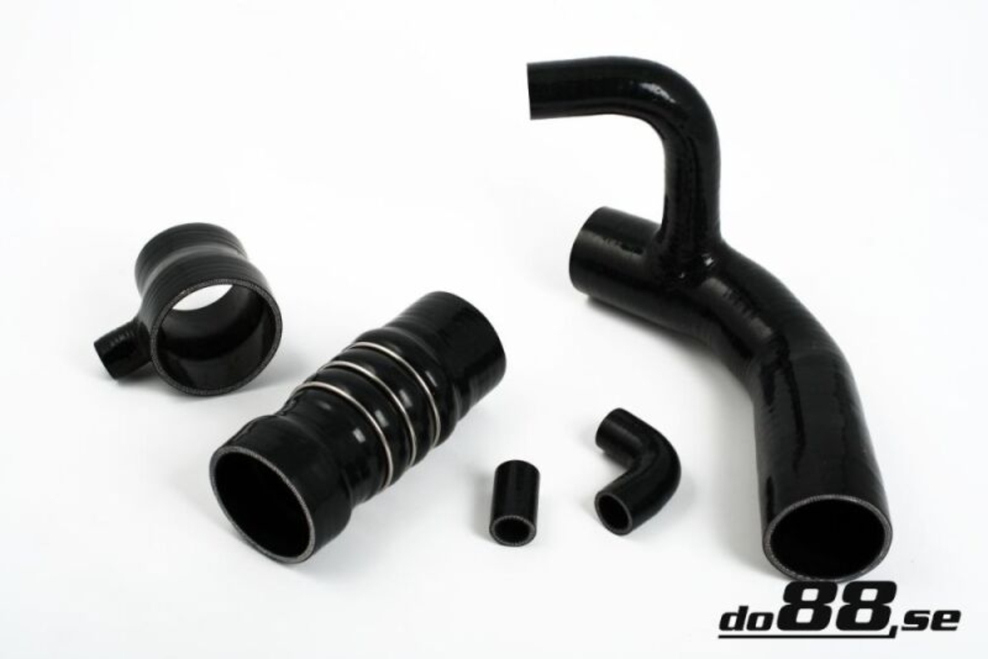 Picture of do88 89-92 Audi Ur-Quattro 2.2T 20V Pressure Hoses - Black