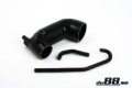 Picture of do88 89-92 Audi Ur-Quattro 2.2T 20V Inlet Hose - Black