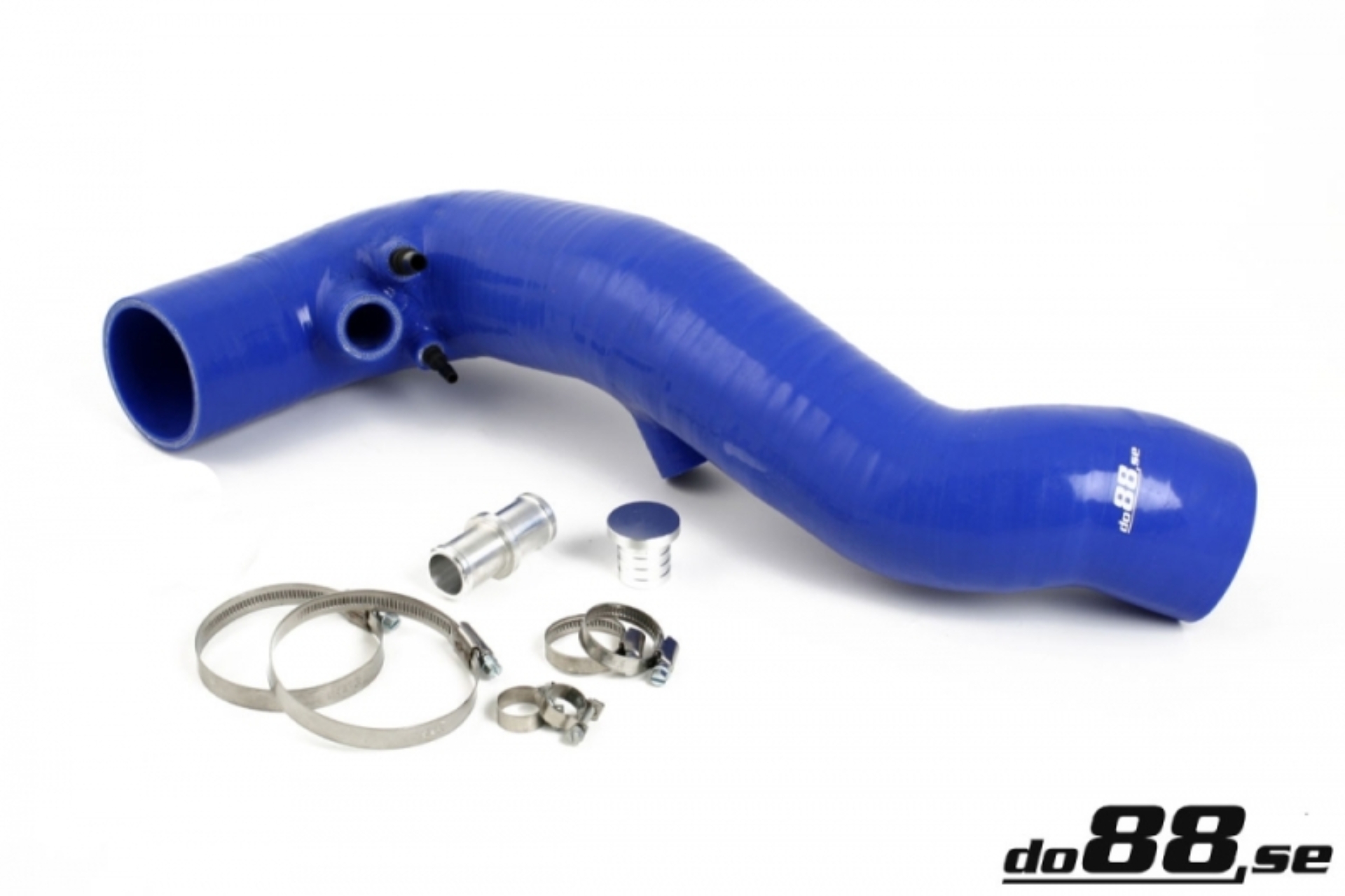 Picture of do88 Volvo S60/V70/XC70/S80/XC90 Turbo 3in Inlet Hose Blue
