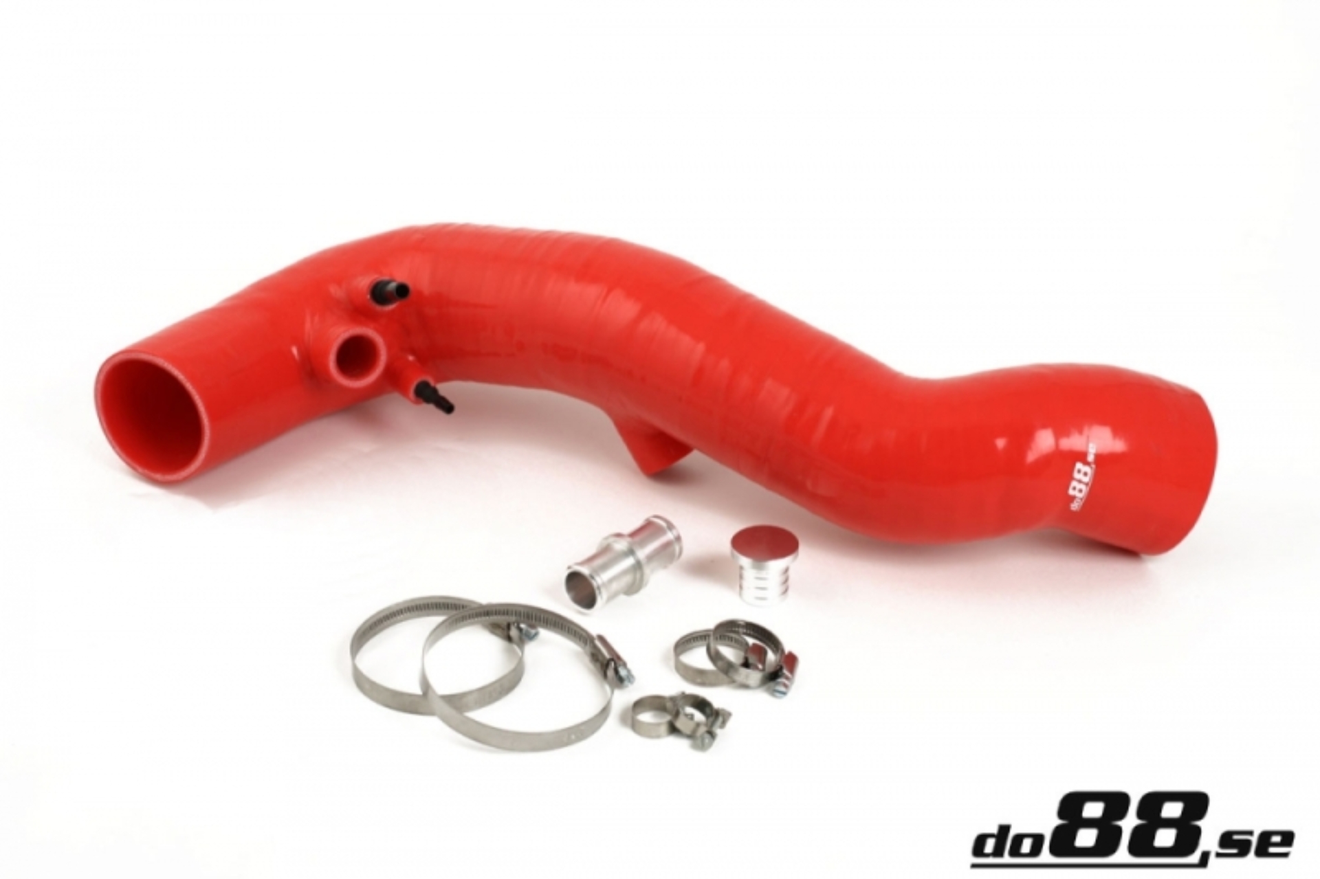 Picture of do88 Volvo S60/V70/XC70/S80/XC90 Turbo 3in Inlet Hose Red