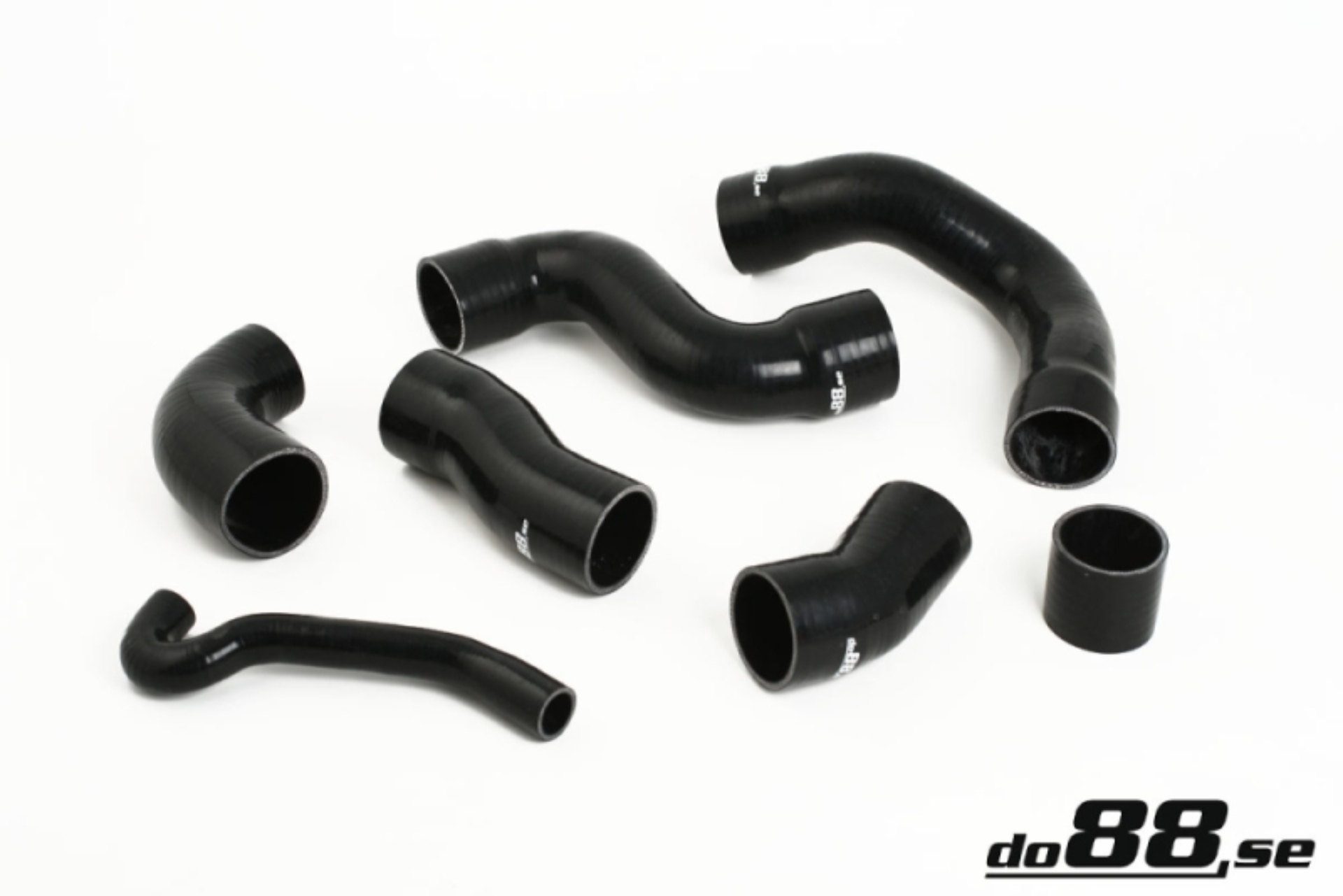 Picture of do88 Audi S3/TT/Seat Leon Cupra R 1.8T Intercooler Hoses - Black