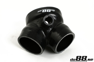 Picture of do88 99-02 Audi S4/A6 2.7L BiTurbo (AGB/AJK/AZA) Throttle Body Hose - Black