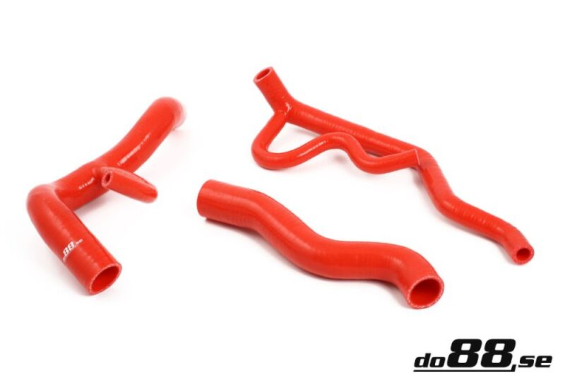 Picture of do88 Volvo 700/940 Turbo Coolant Hoses Red