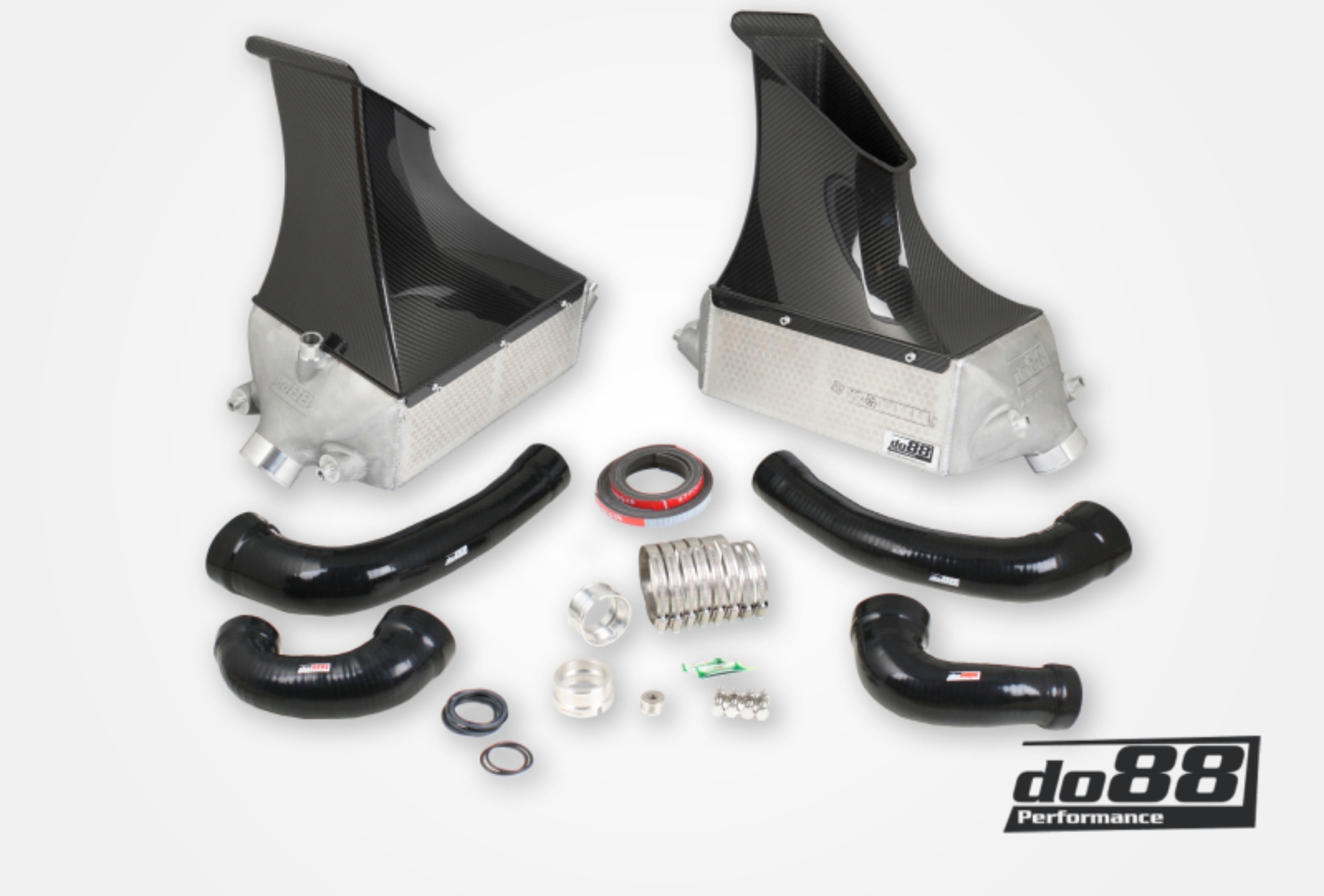 Picture of do88 2013+ Porsche 911 Turbo/Turbo S (991) MERA Intercooler Kit for do88 Y-Pipe