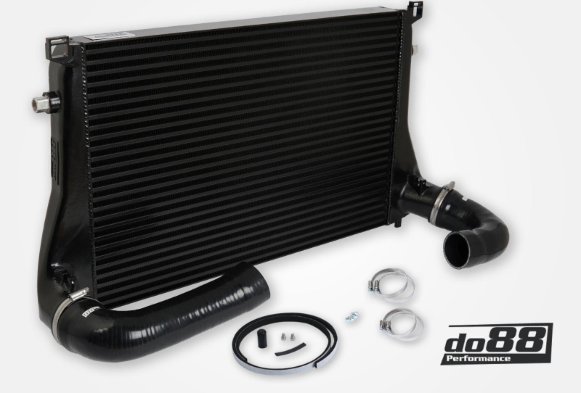 Picture of do88 Audi/Seat/Skoda/Volkswagen 1.8T/2.0T (MQB) Intercooler w/Black Hoses