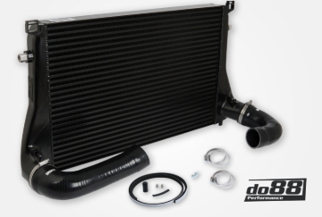 Picture of do88 Audi/Seat/Skoda/Volkswagen 1.8T/2.0T (MQB) Intercooler w/Black Hoses