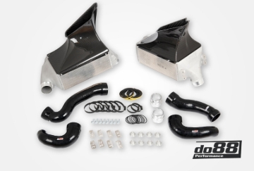 Picture of do88 01-05 Porsche 911 Turbo/Turbo S/X50/GT2 (996) MERA Intercooler Kit for OEM Y-Pipe