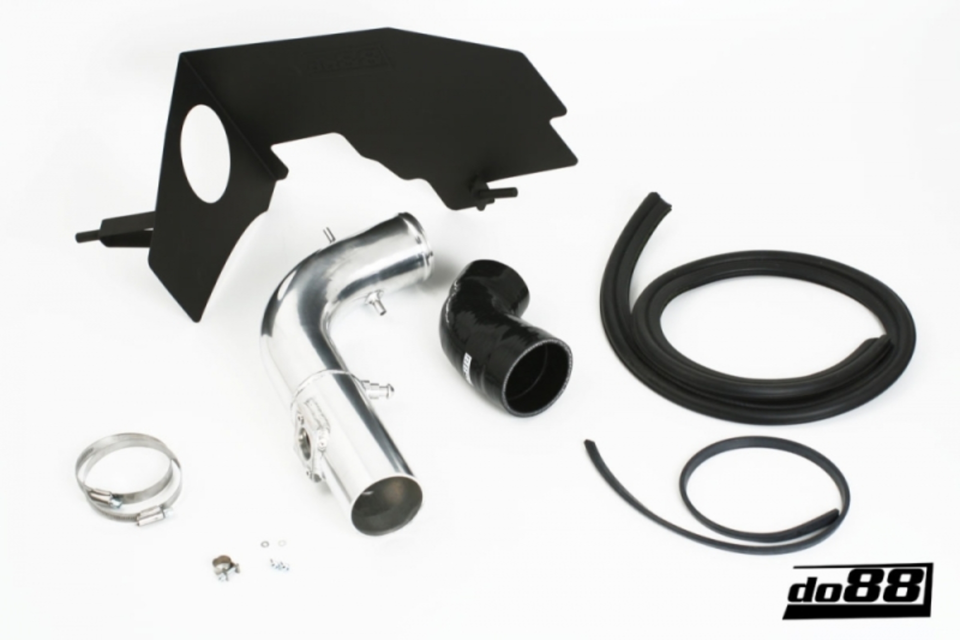 Picture of do88 SAAB 9-3 2.0T 2005- Turbo Intake System w/o Filter Black Hose