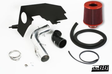 Picture of do88 SAAB 9-3 2.0T 2005- Turbo Intake System w/Filter Black Hose