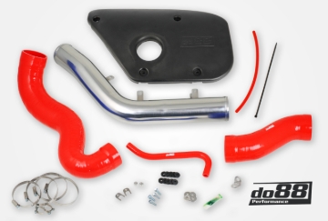 Picture of do88 Volvo S60 V60 V70 T6 Inlet Pipe Red Hoses Plastic cover