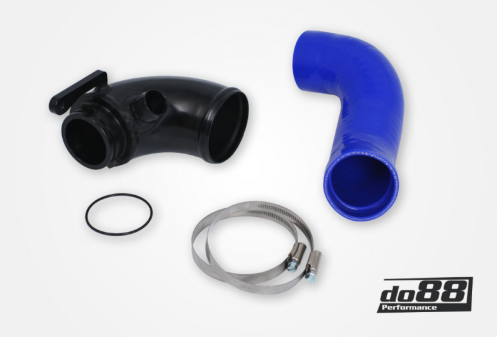 Picture of do88 VAG 1.8/2.0 TSI (MQB) Turbo Inlet Pipe Blue Hose OEM Turbo OEM Airbox
