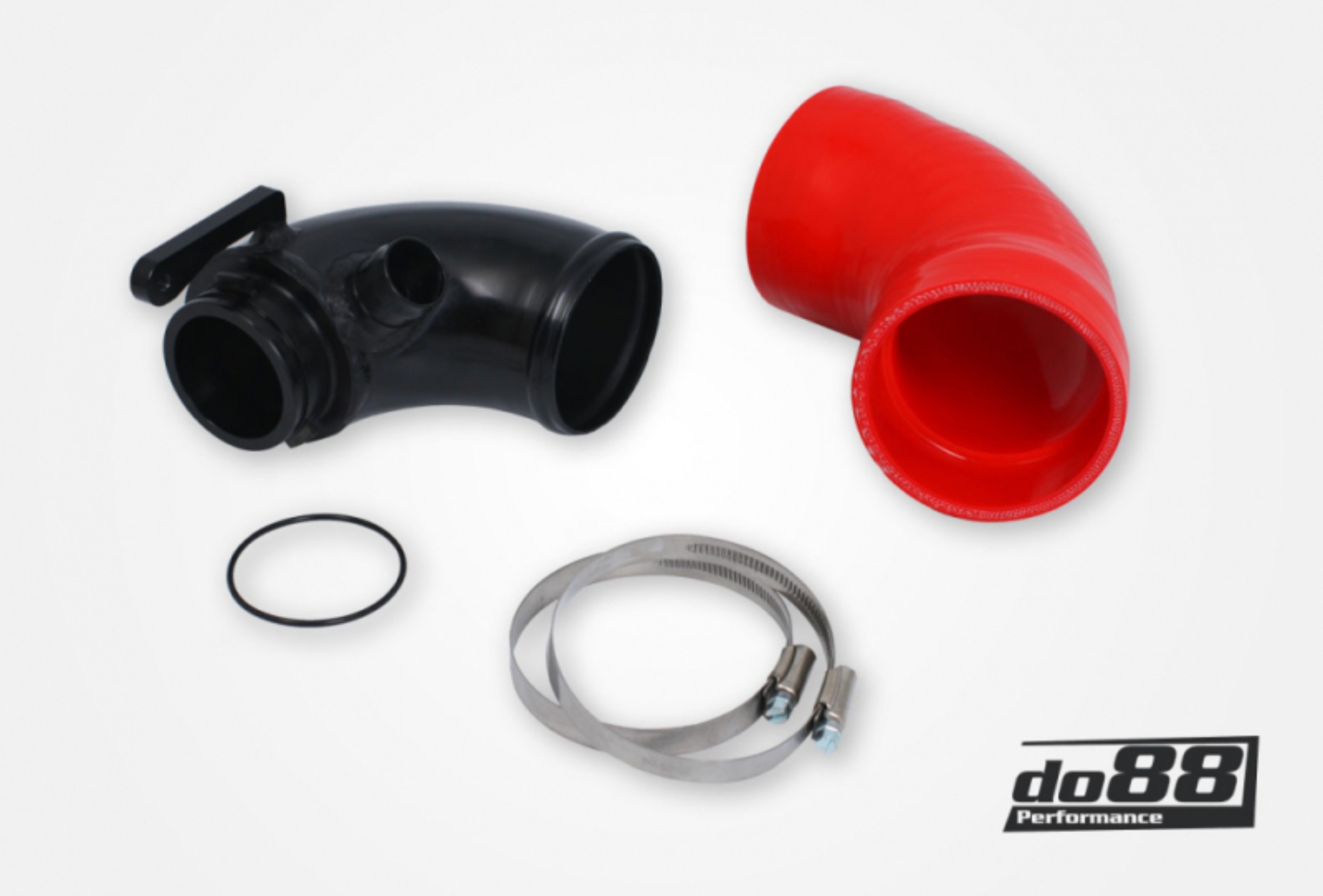 Picture of do88 VAG 1.8/2.0 TSI (MQB) Turbo Inlet Pipe Red Hose OEM Turbo do88 Airbox