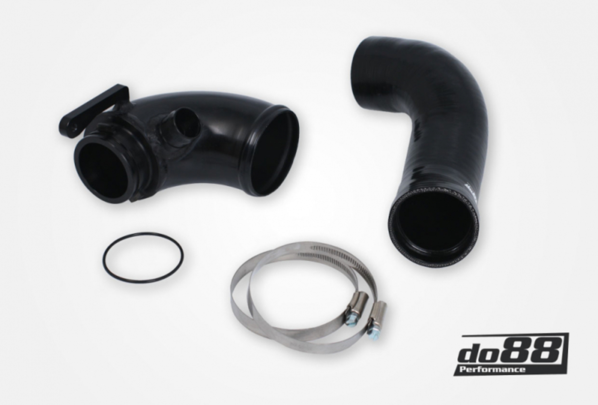 Picture of do88 VAG 1.8/2.0 TSI (MQB) Turbo Inlet Pipe Black Hose Hybrid Turbo OEM Airbox